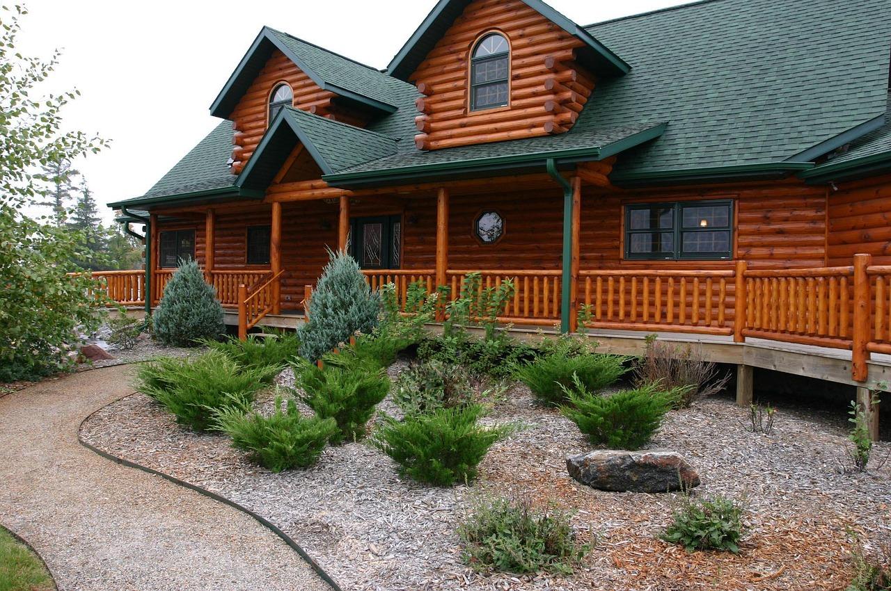 Log home, House, Cabin