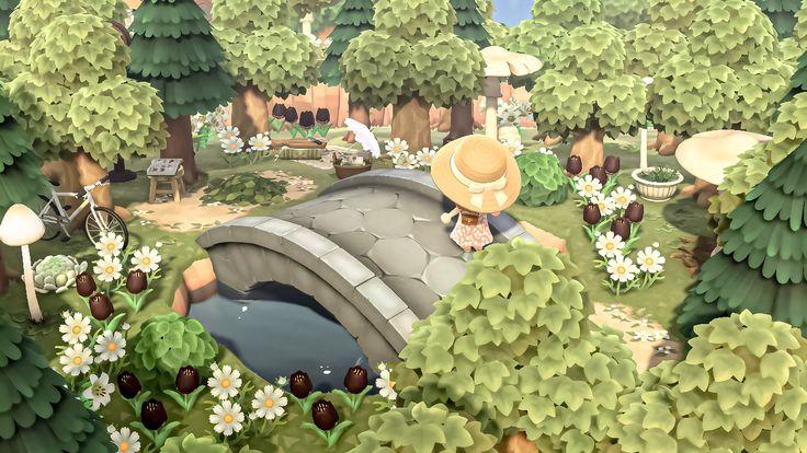 cosy island with fruit trees