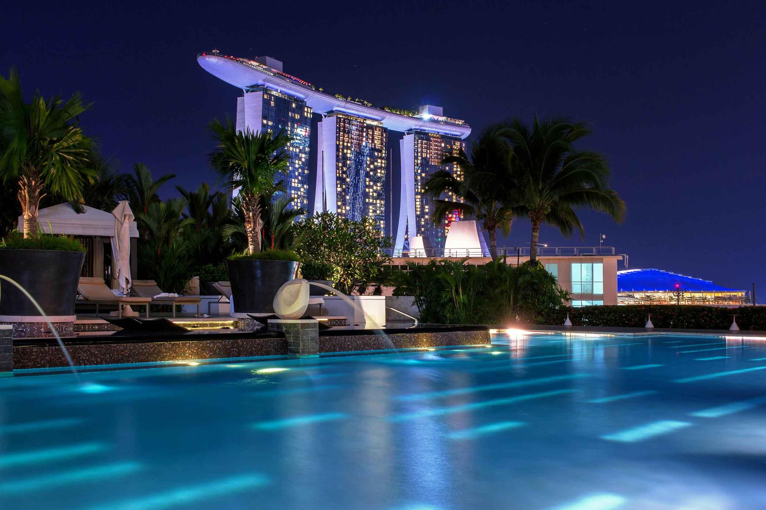 Enjoy the rooftop pool 24/7